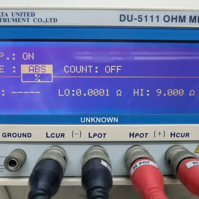 Delta United DU-5111 OHM Meter 저저항 측정기.