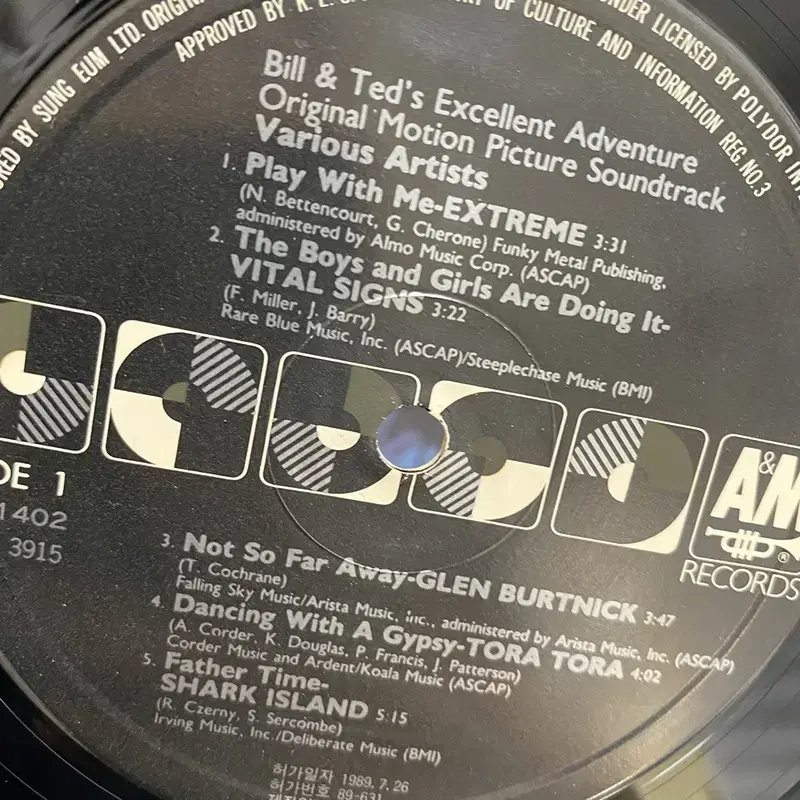 BILL AND TEDS EXCELLENT LP / AA3872