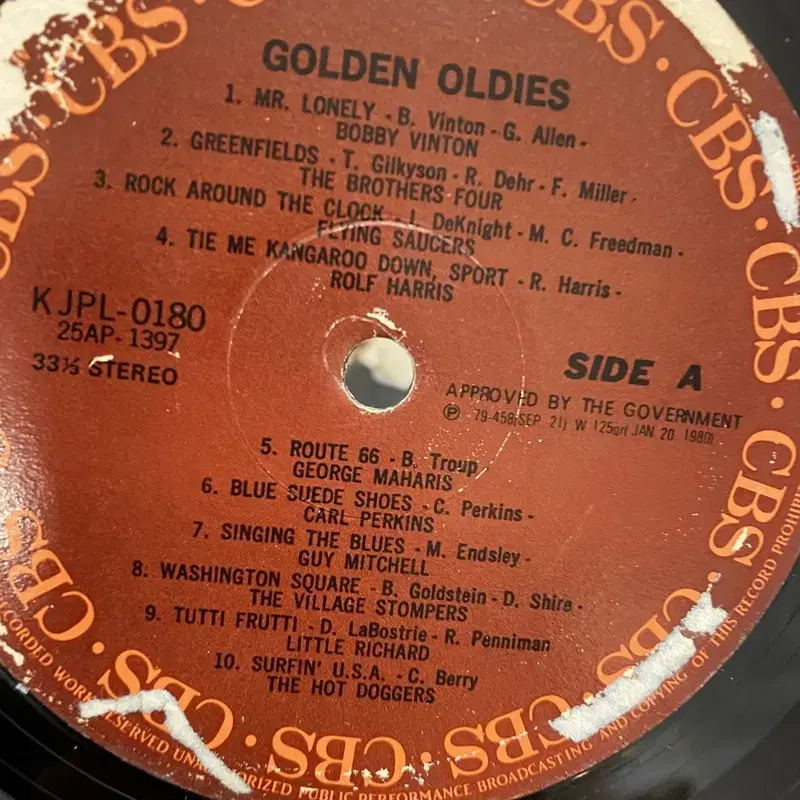 GOLDEN OLDIES LP / AA3880