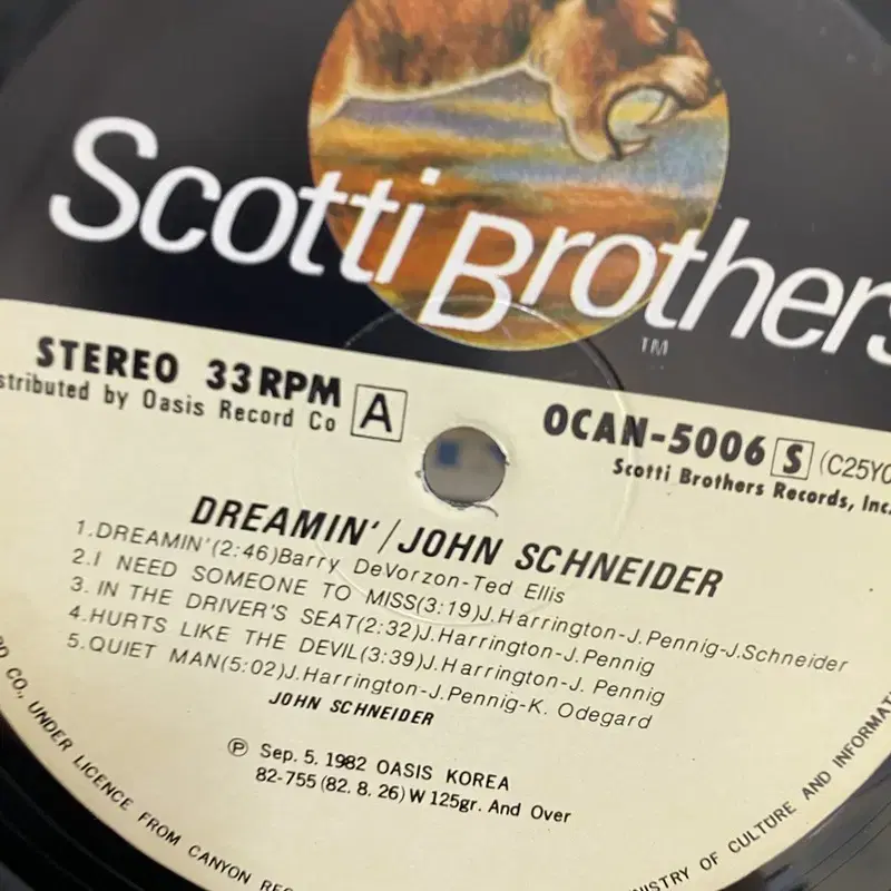 JOHN SCHNEIDER  LP / AA3900