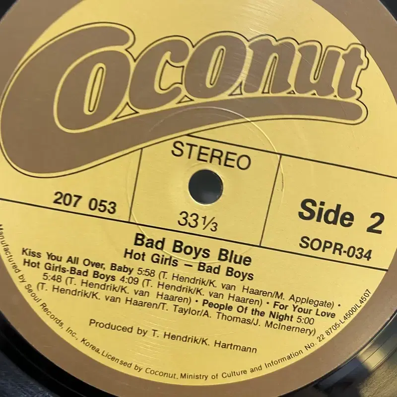 BAD BOYS BLUE LP / AA3937