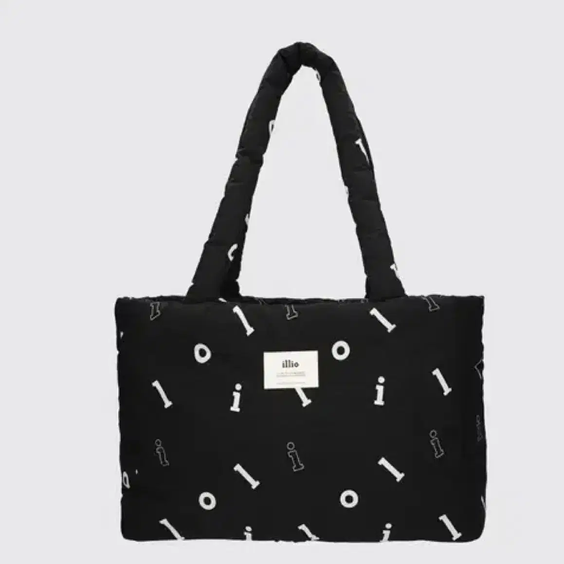 일리오 패딩 토트백 블랙 Clotty Bag(Padding totebag