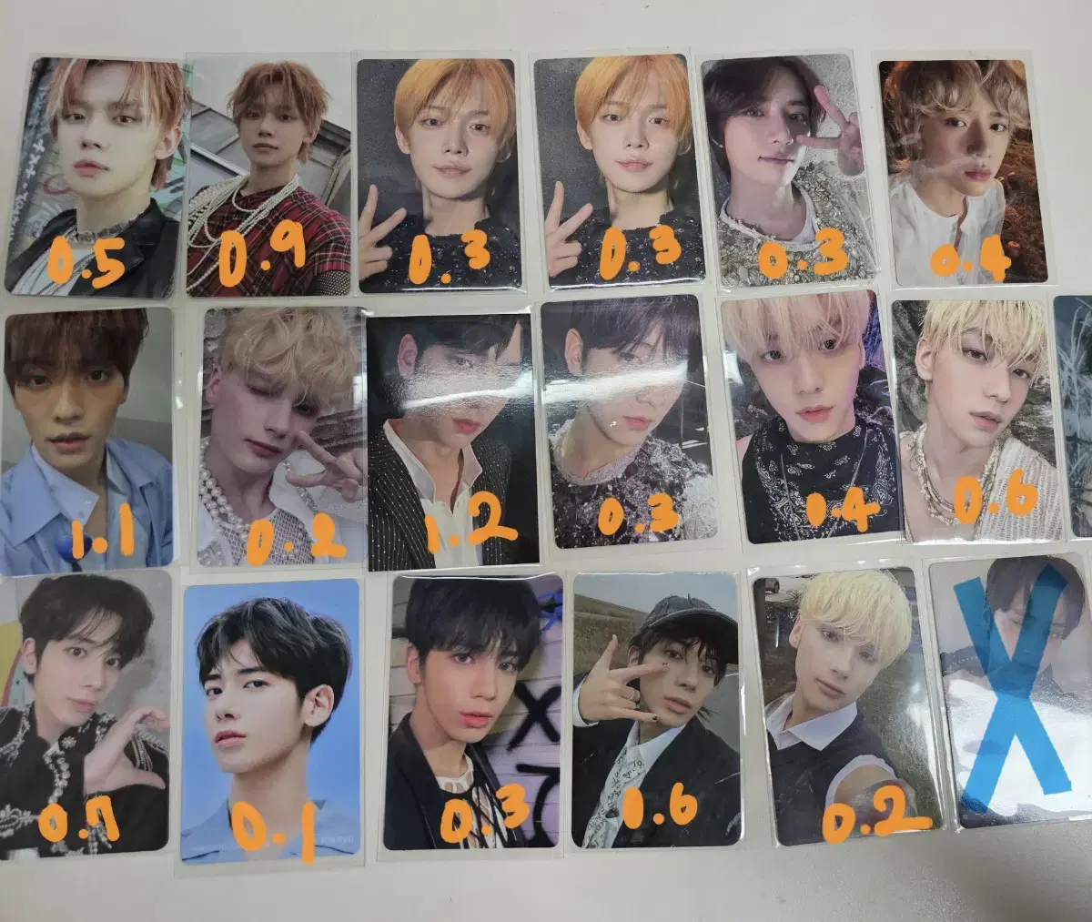 txt tomorrow x together photocard wts Freefall Déjà Vu m2u V.R.