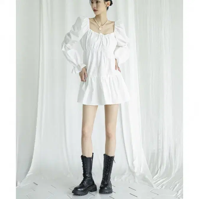 어반드레스 Angel Mini Dress WHITE 엔젤드레스