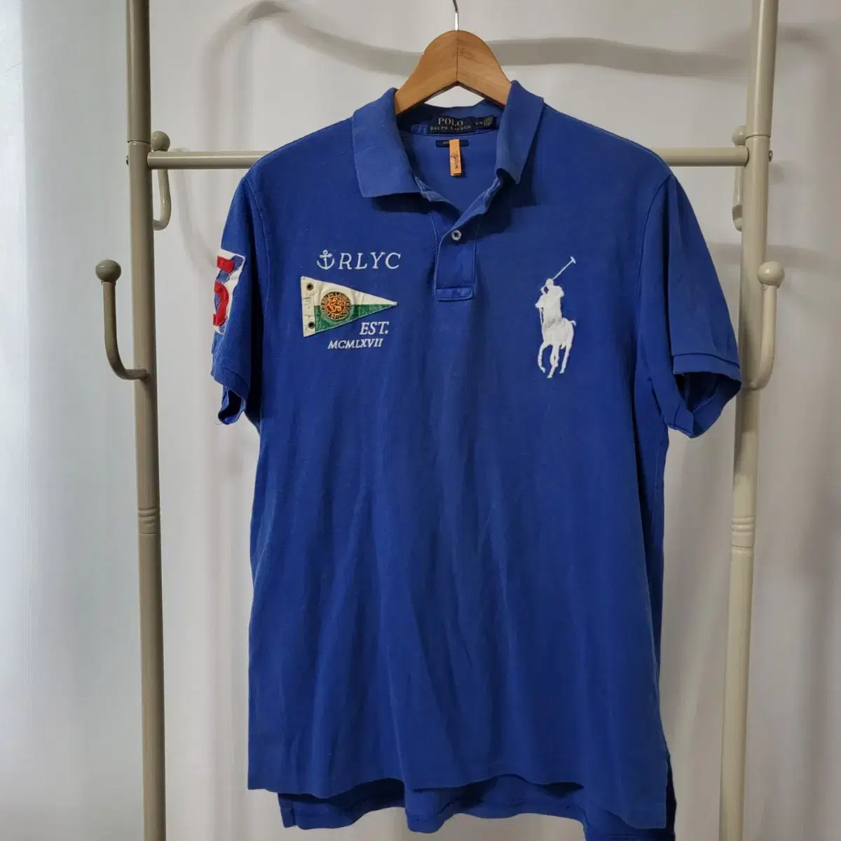 B459 [L] Polo Ralph Lauren Yacht Short Sleeve Karati