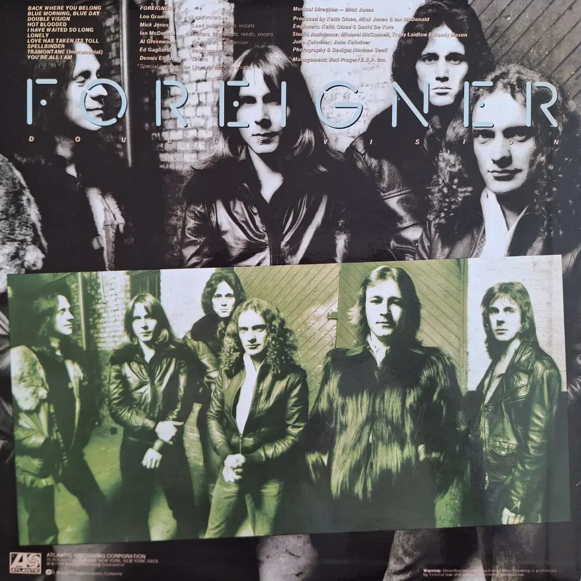 수입반/Foreigner - Double Vision LP