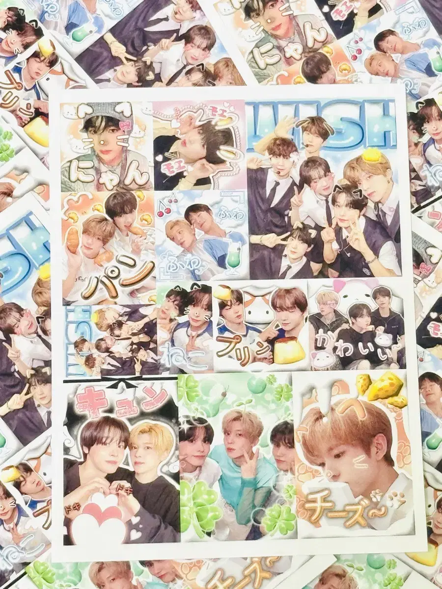 [3+1] NCT Wish unofficial goods purikura sells