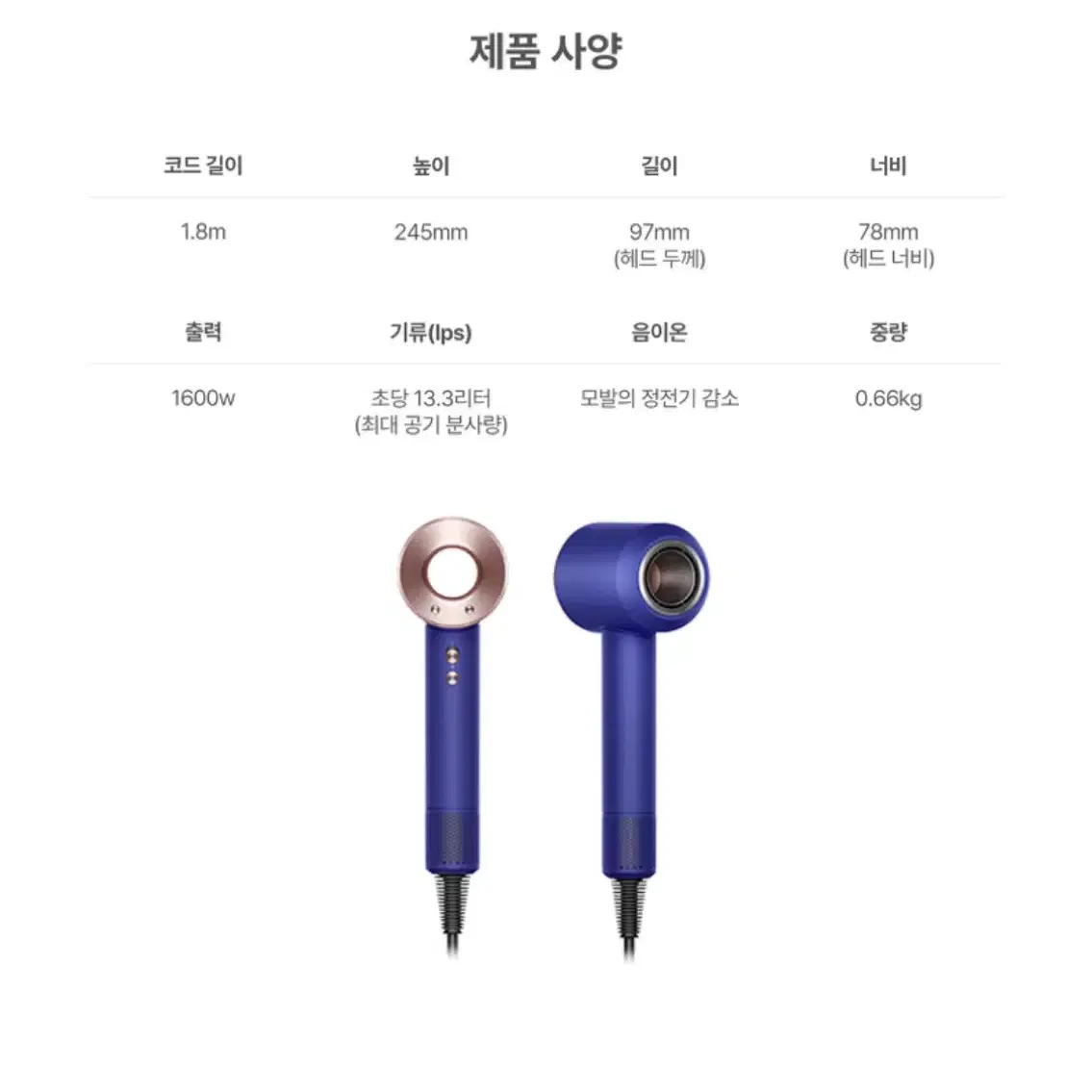 Dyson Supersonic Dryer 미개봉 삼종샛트