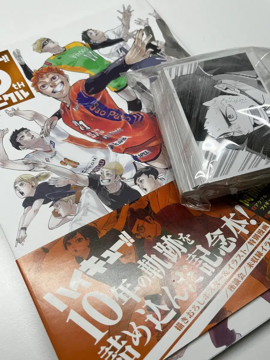 Haikyuu 10th Anniversary Chronicle Book,111 Photo Cards in Bulk