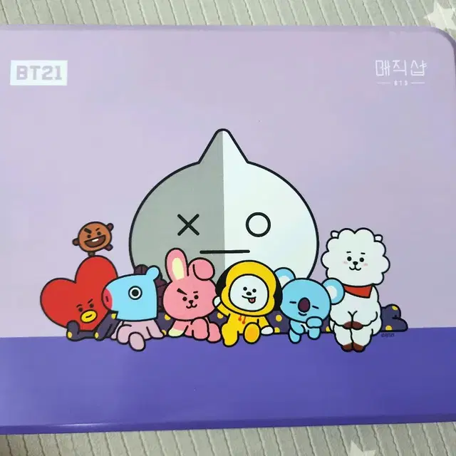 매직샵BT21틴케이스+여권케이스.카드지갑.데코스티커