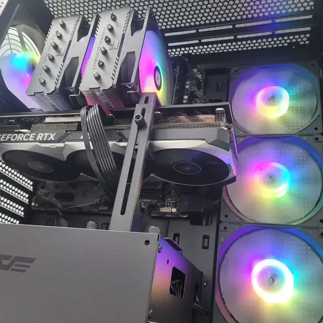 (새제품)7800X3D/4070Ti수퍼/램32/1TB/게임풀옵 PC본체데