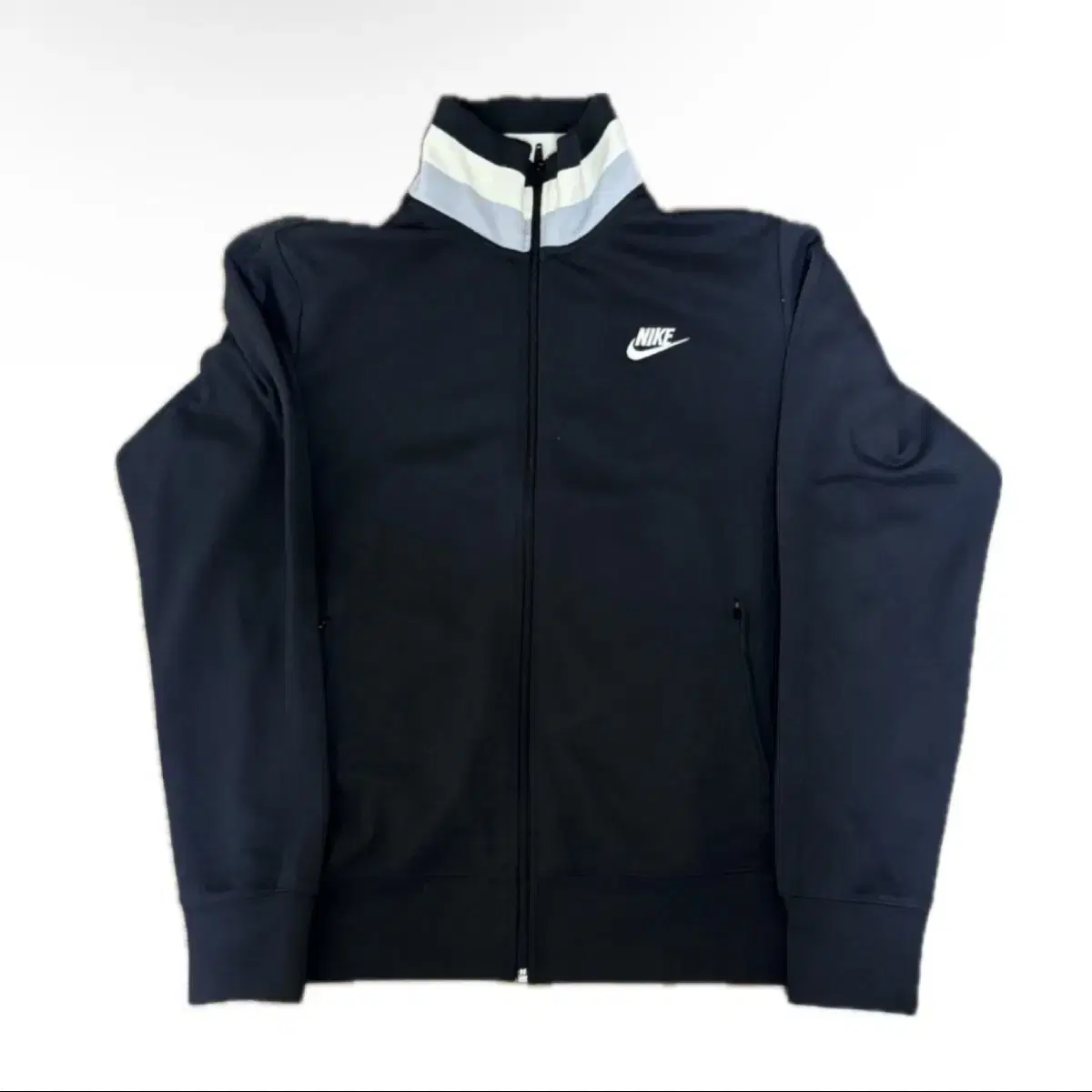 Nike Colorblocked Zip Up Jersey Jacket Windbreaker Hoodie Zip Up