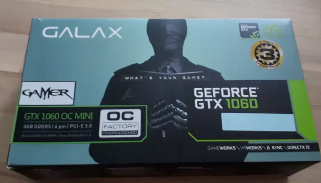 Forsa GTX 1060 OC MINI 3GB GDDR5 6PIN