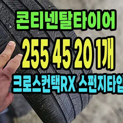 콘티넨탈타이어 RX 스펀지 255 45 20 1개.2554520