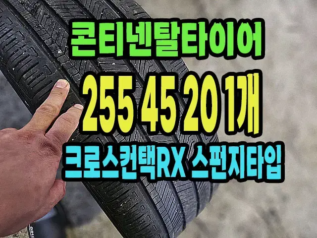 콘티넨탈타이어 RX 스펀지 255 45 20 1개.2554520