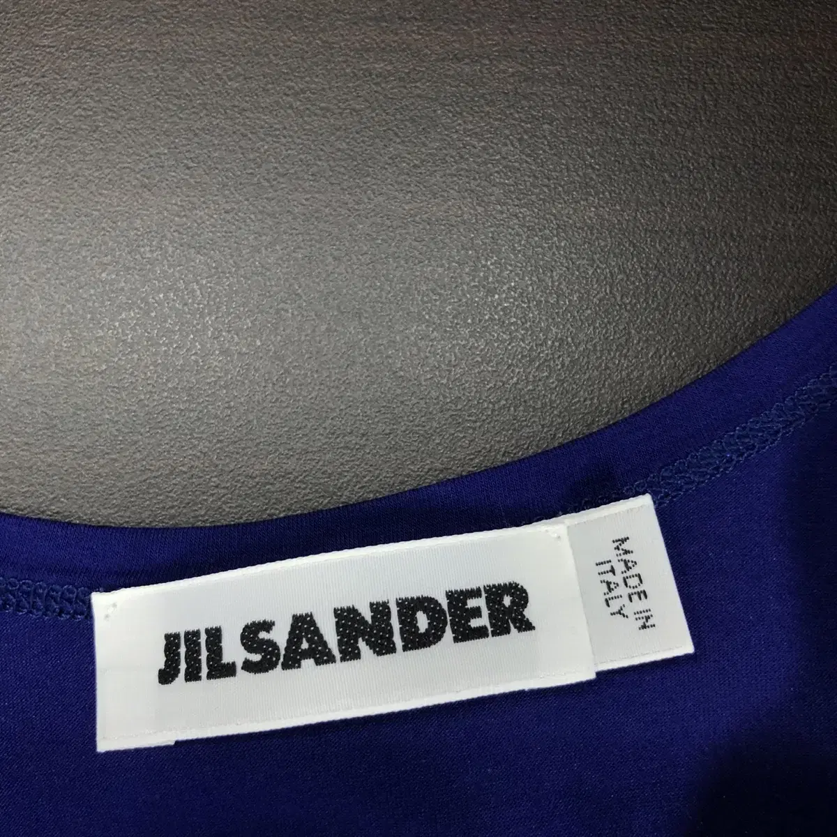 [ JIL SANDER ] 질샌더 슬리브리스 코튼 탑