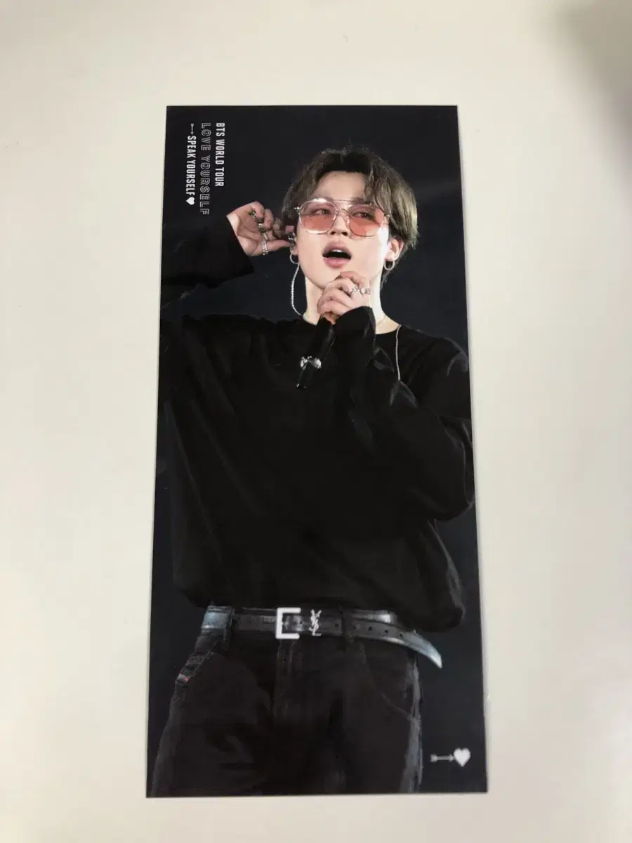 Bangtan jimin Spiccon London Wembley dvd with bookmark photocard 