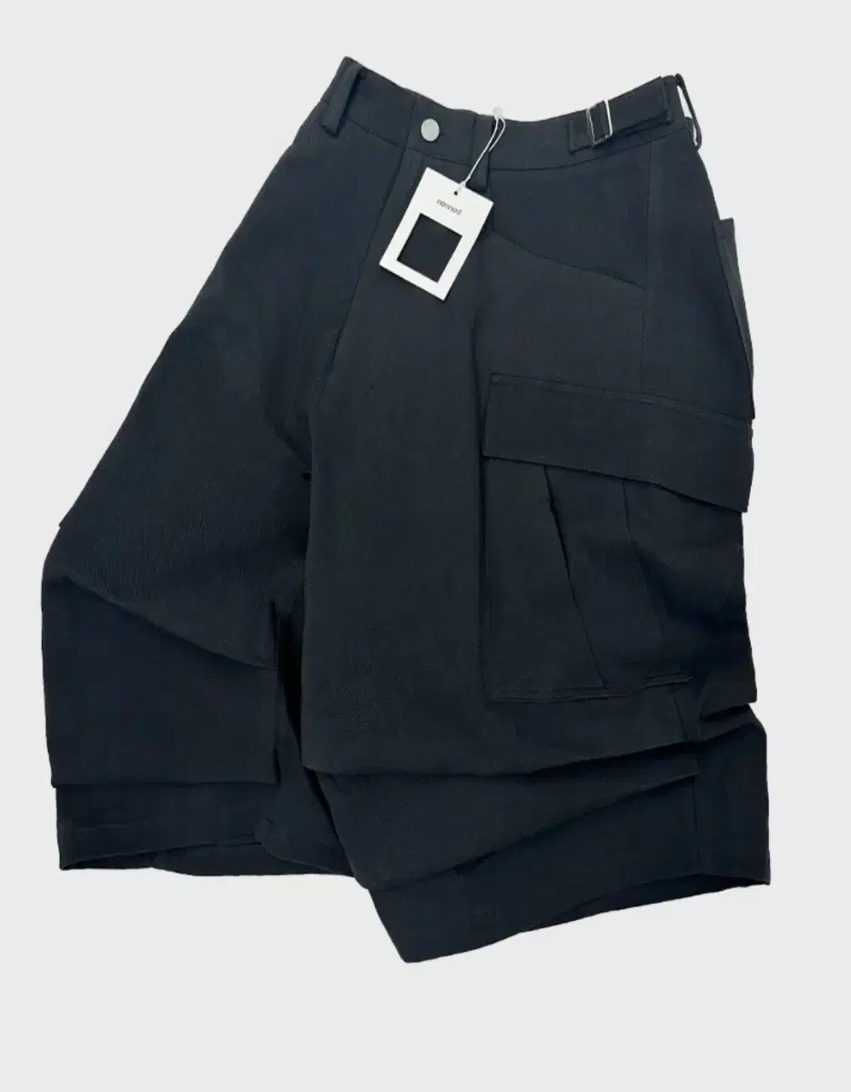 Non-Nodal Side Cargo Shorts Black 3