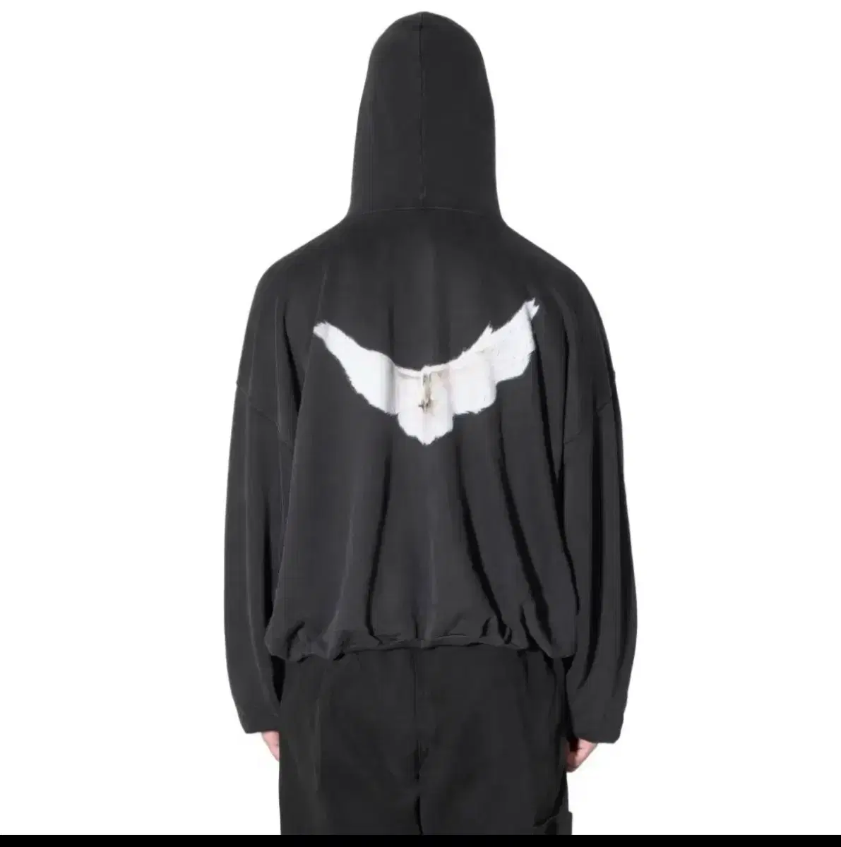 [L]E.J. Gap Balenciaga Dove Hooded Washed Black