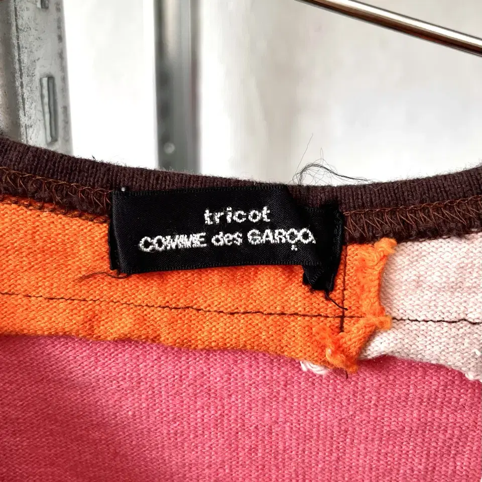 tricot COMME des GARCONS 패치워크 슬리브리스