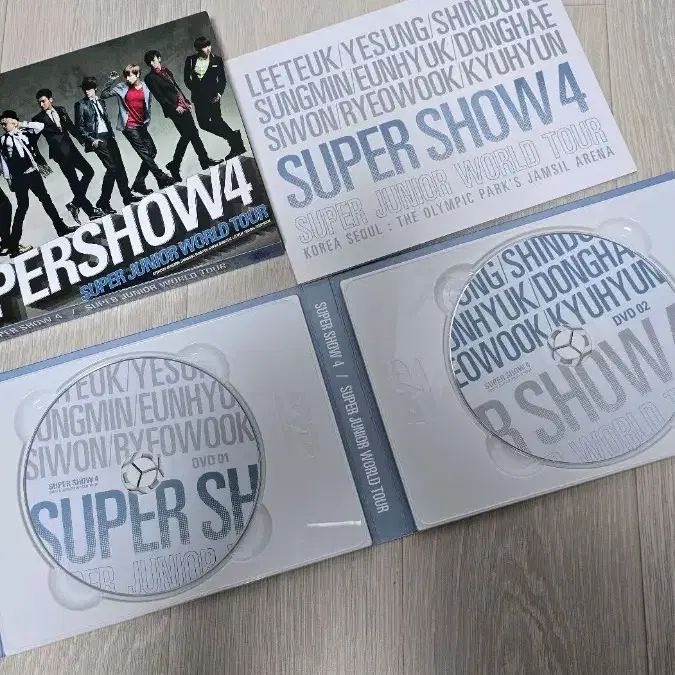 슈퍼주니어 슈퍼쇼4 DVD