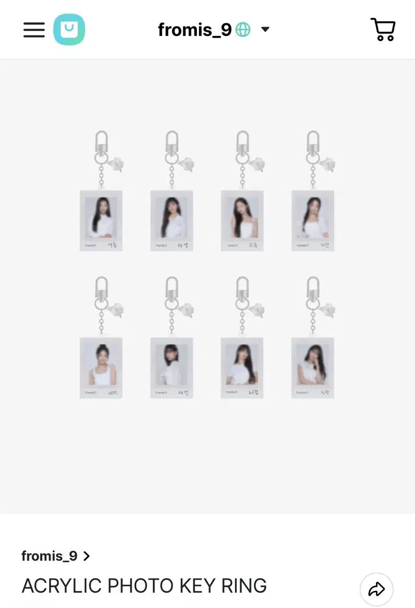 Fromis 9 Prom Summer Photo Exhibition MD Goods WTS