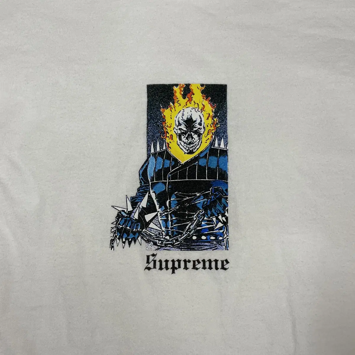 Supreme 반팔 티셔츠 화이트