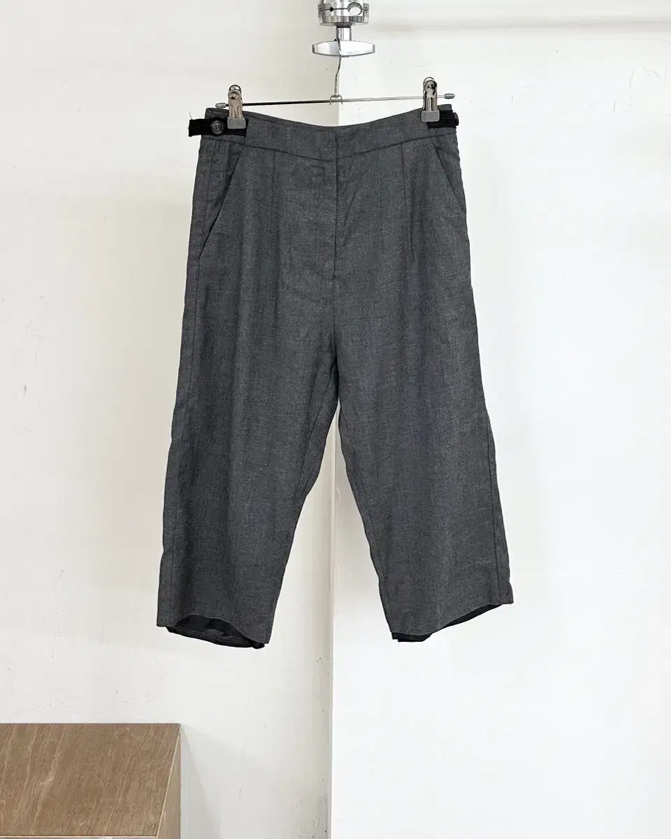 MM6 Charcoal Wool Half Pants