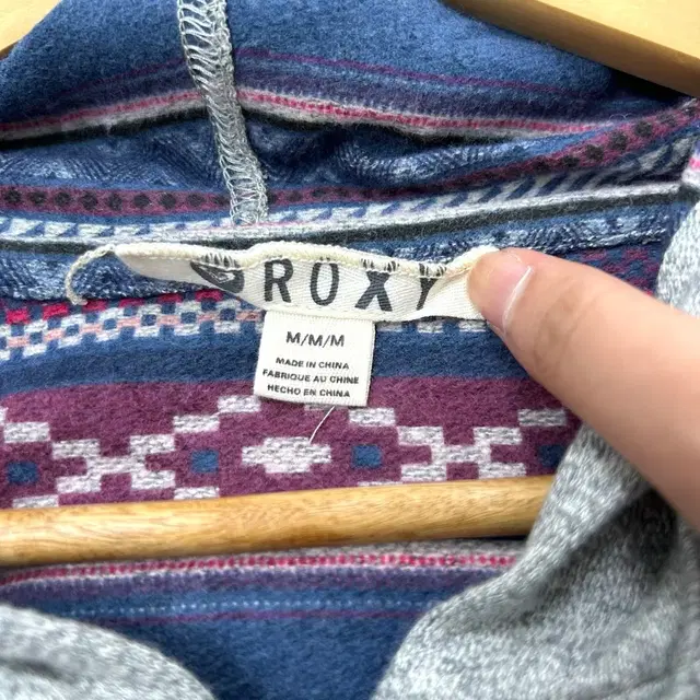 ROXY 에스닉 인디언 나바호 히피 후드집업