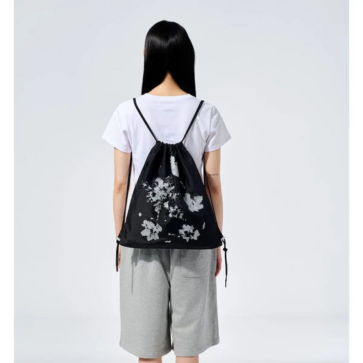 패슬 Floral Crease Gym Sack Black 백팩