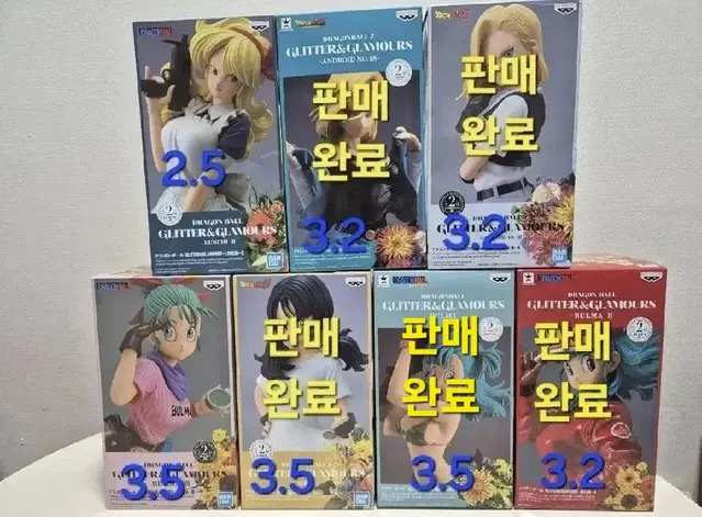 드래곤볼 G&G 런치.18호.부르마.비델 피규어 판매