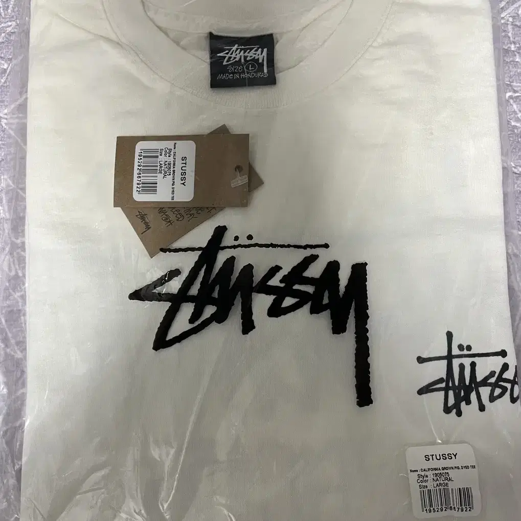 새상품 스투시 반팔티 l stussy large