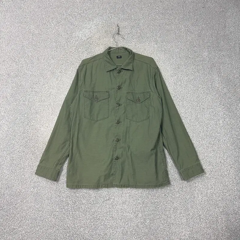 Uniqlo Khaki Vintage Safari Shirt Jacket XL