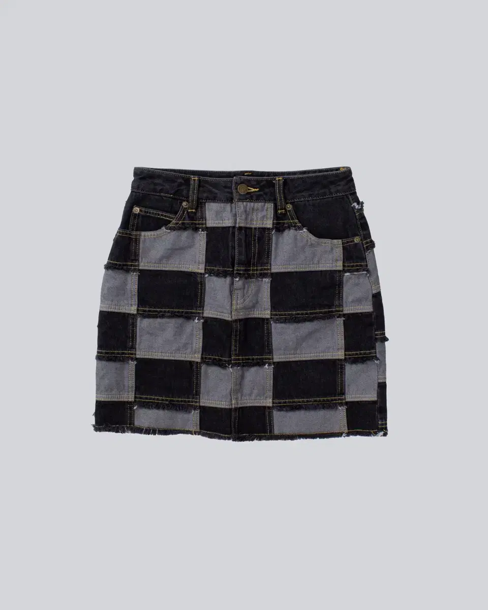 X-girl Patchwork Denim Skirt