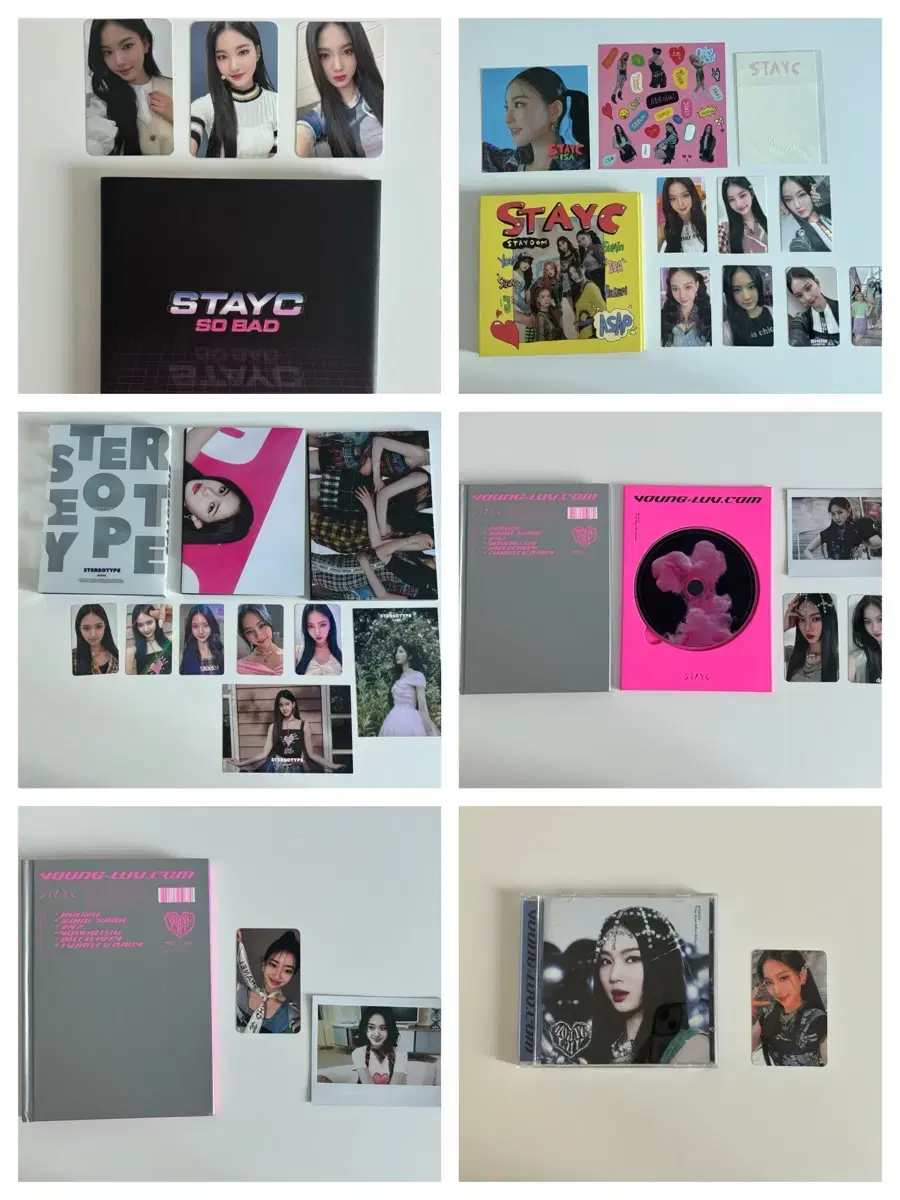 Stayc 1st~4th album, photocard set (zu Isa)