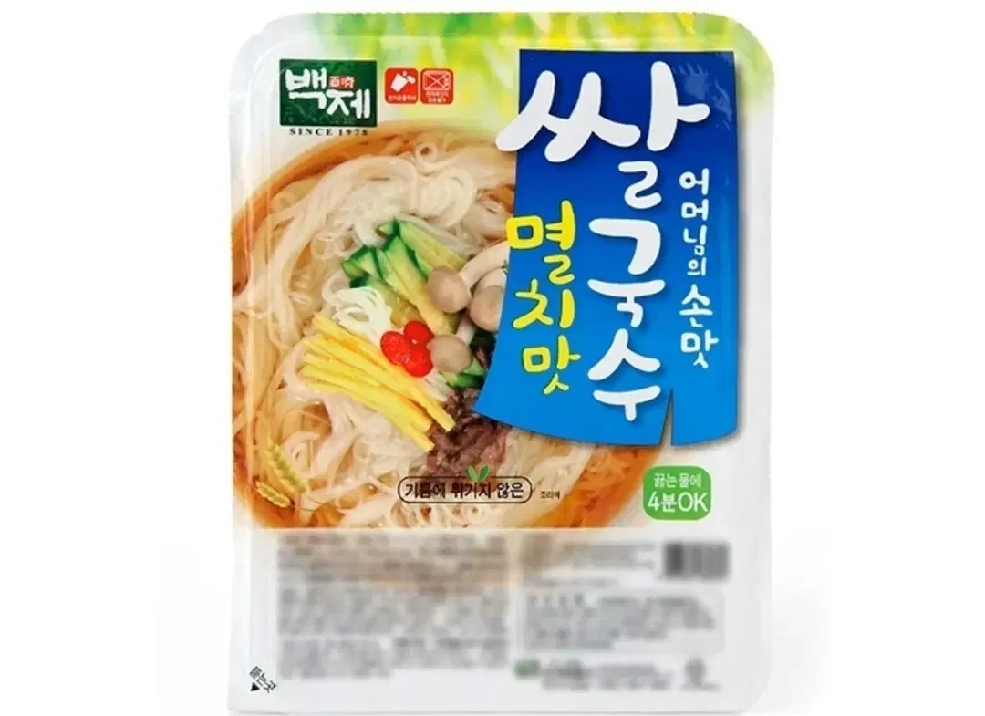 [무료배송] 백제 멸치맛 쌀국수 12개입