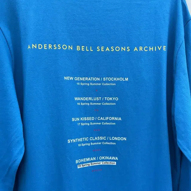 앤더슨벨 시즌 아카이브 롱슬리브 Andersson Bell