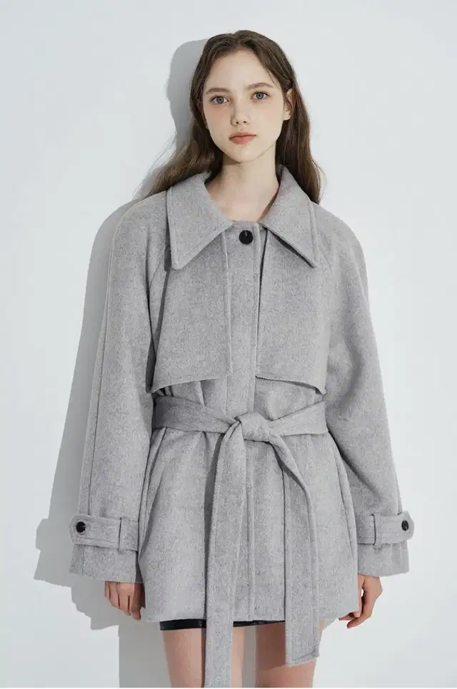 로제프란츠 Wool Rich Half Coat [Gray]