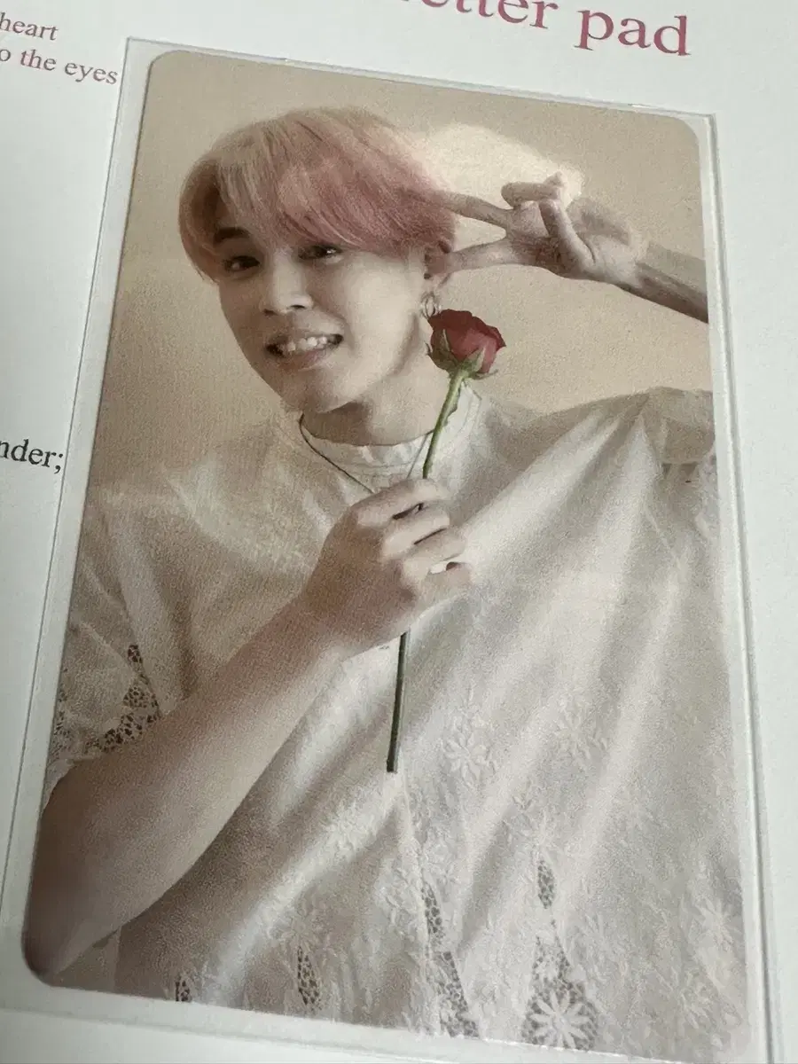 Bangtan 19 Memories jimin photocard WTS