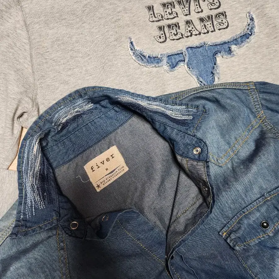 LEVIS LONG SLEEVE 롱슬리브 리바이스 스웻 데님