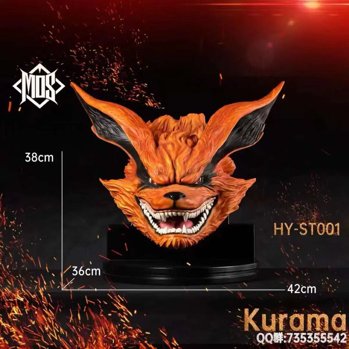 (Pre-Order)MOS Kurama Gumi Resin Statue Naruto Resin Statues