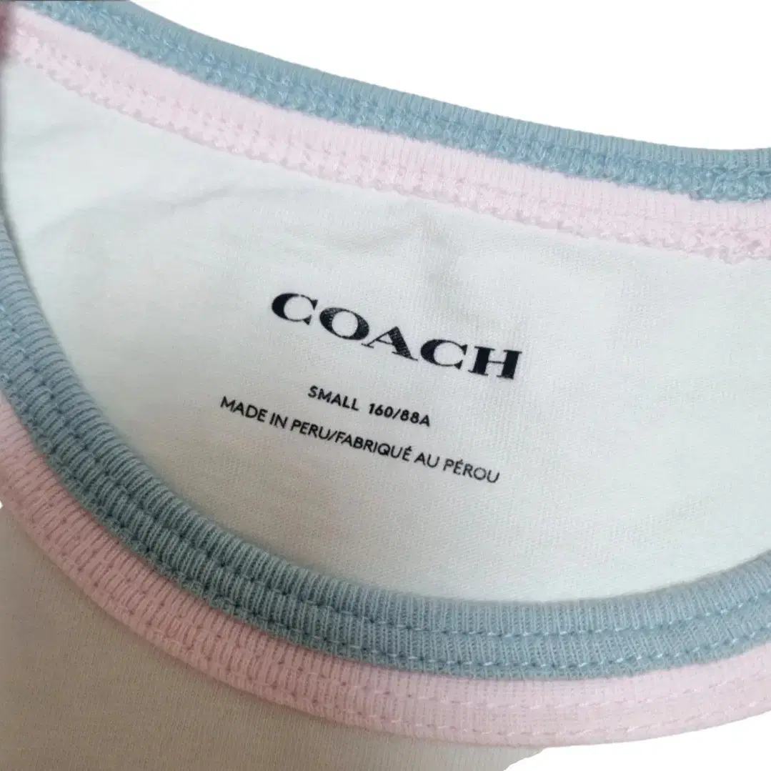 COACH 코치 여성 라운드 반팔티