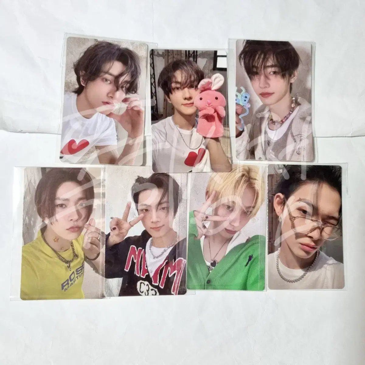 Enhypen weverse luckydraw Jungwon Sunwoo Heeseung unreleased photocard photocard Untoldromance LD