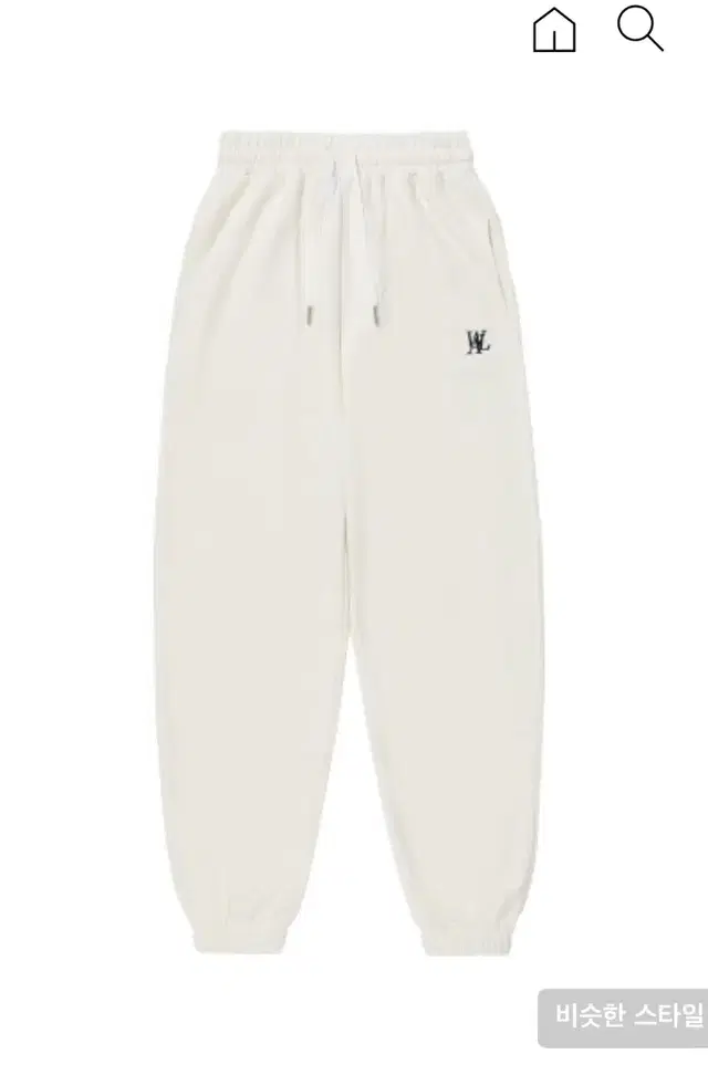 우알롱 조거팬츠 signature jogger pants [cream]