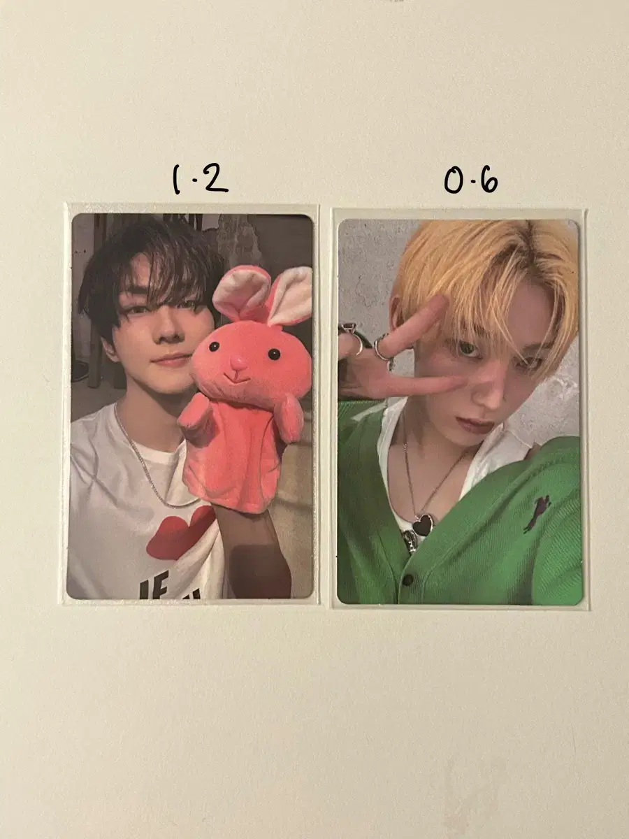 Enhypen jungwon sunwoo Romance Untold weverse pre-order benefit Unreleased Photocard