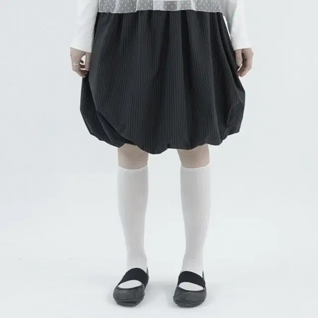 피에브레 펌킨 스커트 STRIPE MIDI PUMKIN SKIRT