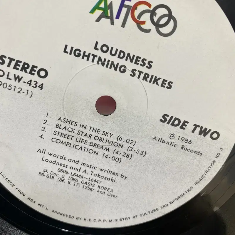 LOUDNESS LP / AA3964