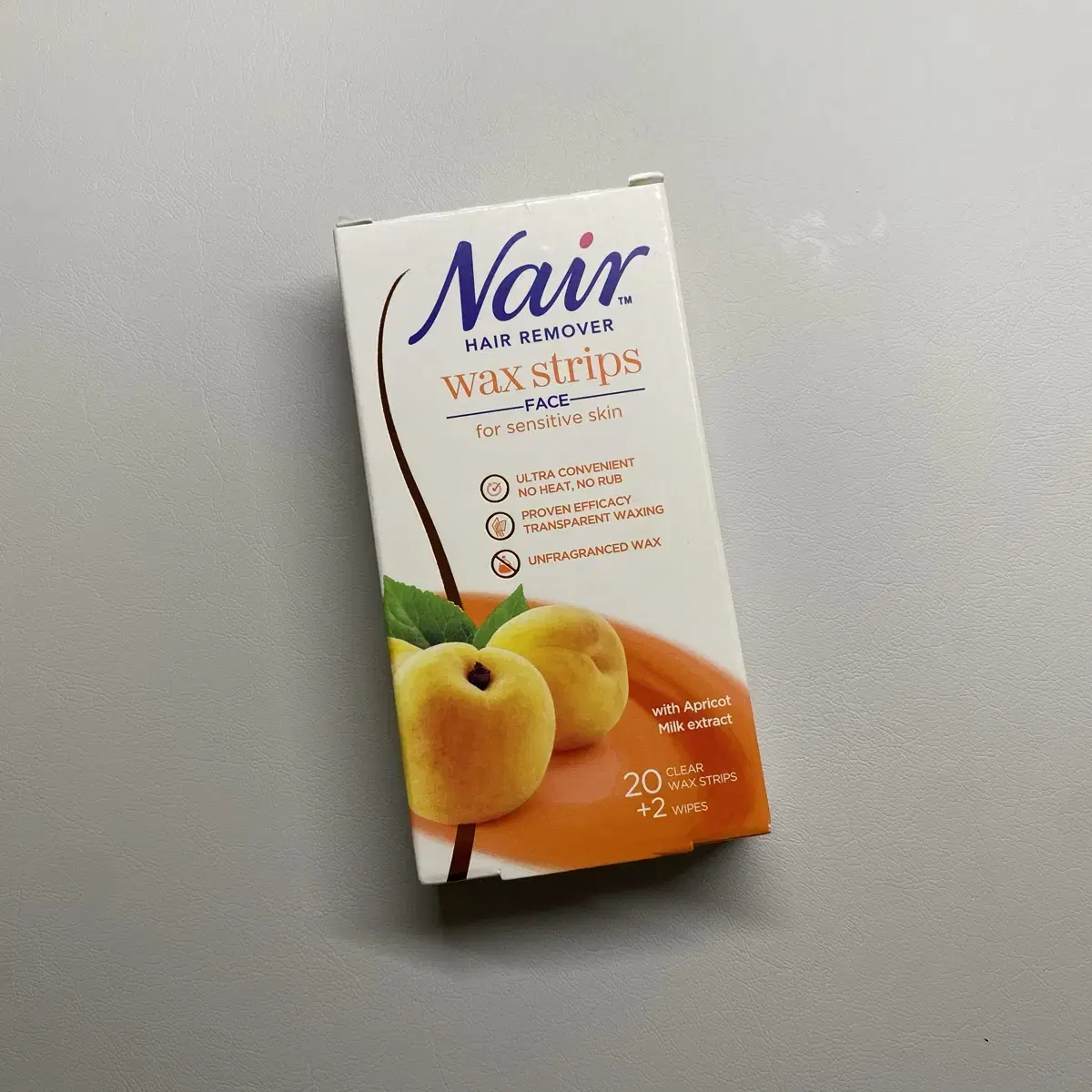 네어 왁스스트립 얼굴제모 털 셀프왁싱 nair 왁스 제모