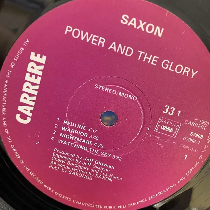 SAXON LP / AA4014