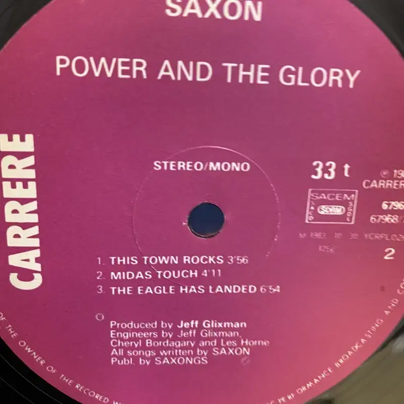 SAXON LP / AA4014